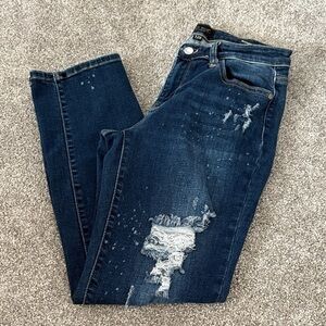 Judy Blue Dark Boyfriend Fit Jeans